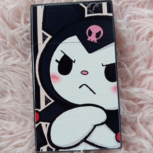 Hello Kitty Kuromi slim cigarette case! Sanrio kawaii! EUC! Plastic, nwot - Picture 12 of 12